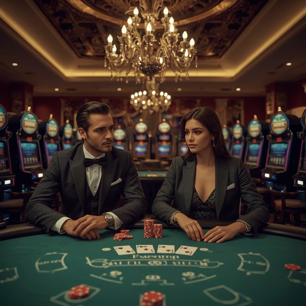 Dos jugadores de póker en BETRIOT CASINO