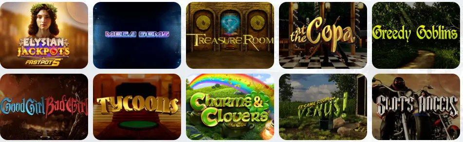 Los jackpots en BETRIOT CASINO